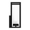 Quoizel Neville 1-Light Matte Black Outdoor Wall Lantern NEV8406MBK - alternate 5